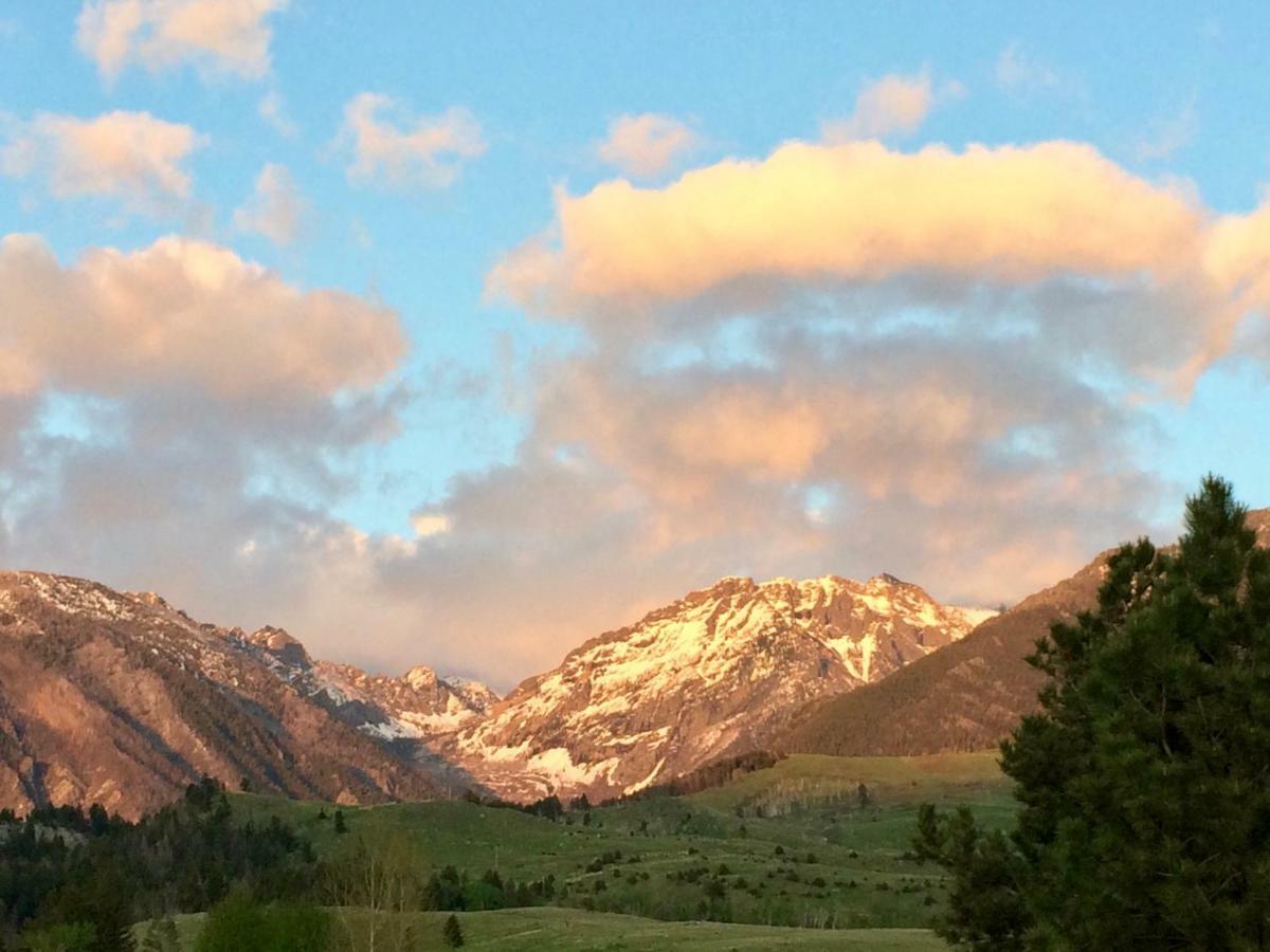 Pine Creek Cabin Livingston Montana Extérieur photo
